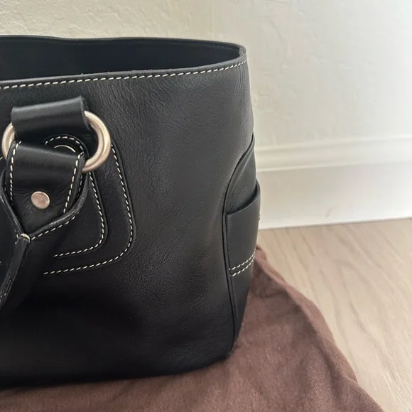 Celine Leather Boogie Bag in Black - Picture 3 of 13